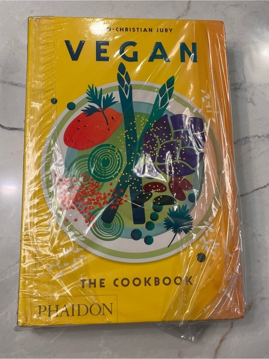 Phaidon Other - Phaidon Vegan The Cookbook - Bright Yellow Cover with Multicolor Illustration